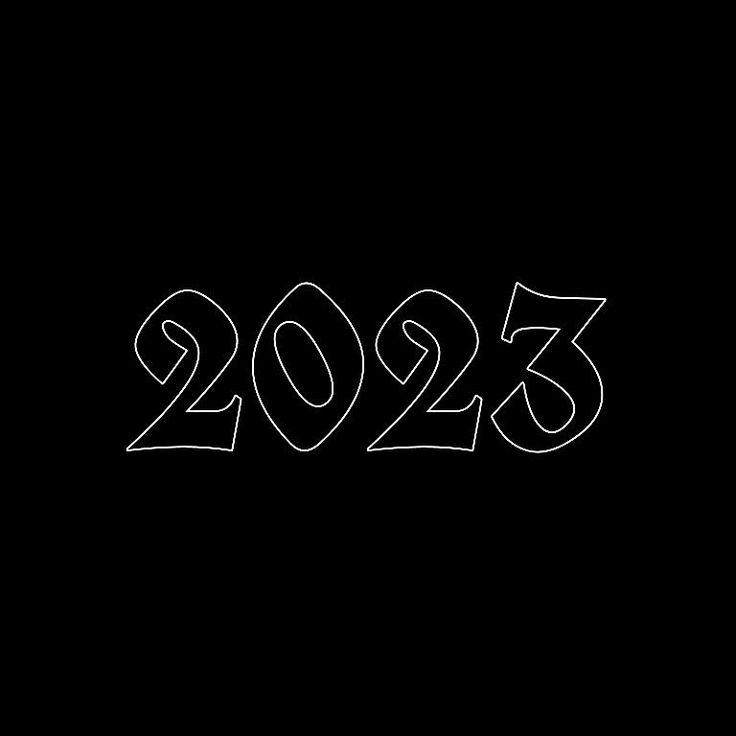 the numbers are drawn in black and white on a black background, which reads 2093