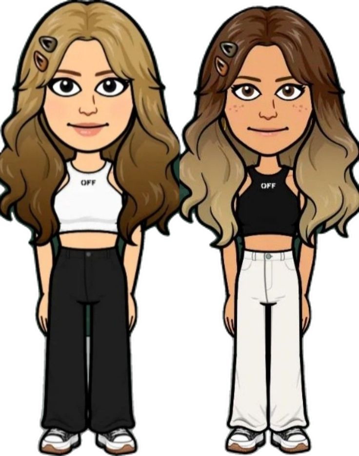 Outfit Snapchat, Bff Outfit, Bitmoji Outfits Baddie, Cute Snapchat Bitmoji Ideas, Bff Matching Outfits, Matching Fits, Bff Matching, Essence Makeup, Happy New Year Banner