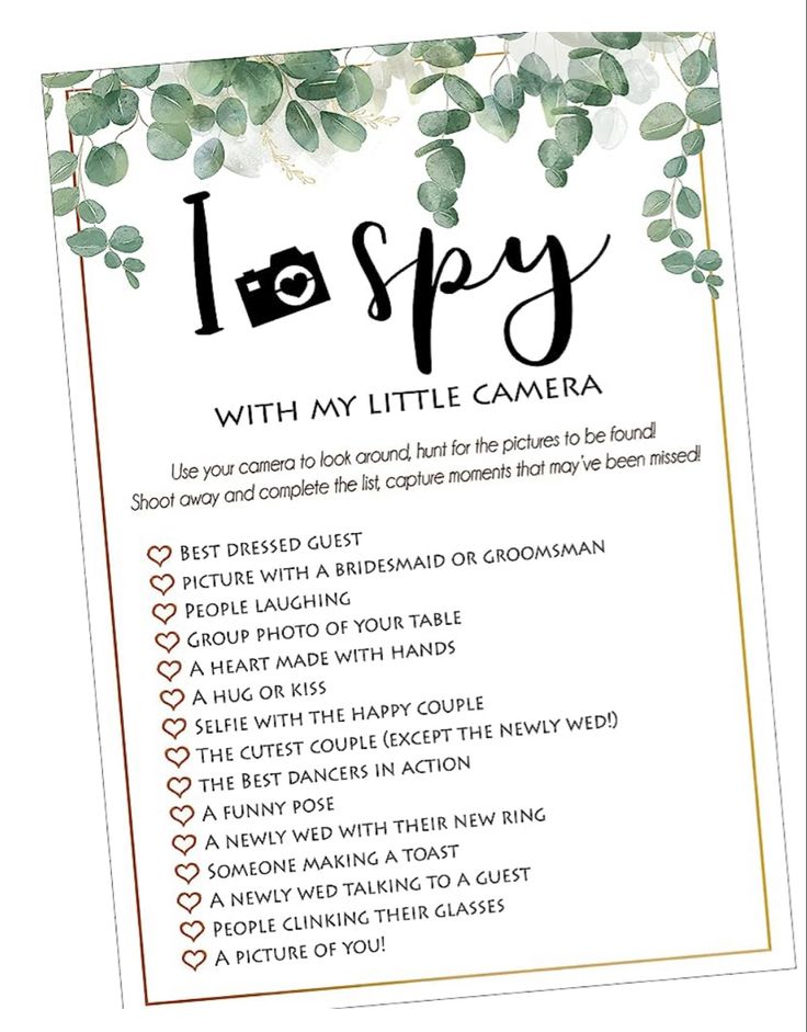 i do spy with my little camera printable game for kids and adults to play