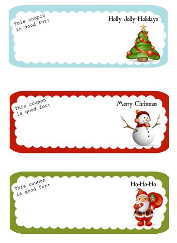 three christmas gift tags with santa and snowman