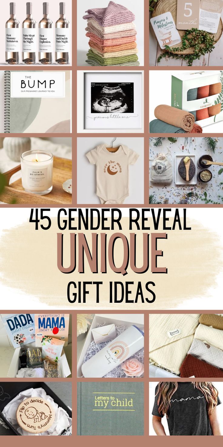 the top ten gift ideas for gender reveal