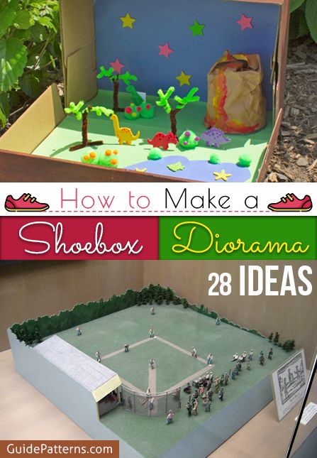 how to make a shoebox diorama with 28 ideas and instructions for kids