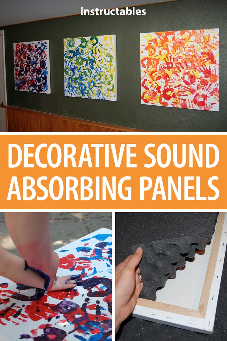 decorative sound absorbing panels are an easy way to decorate with kids