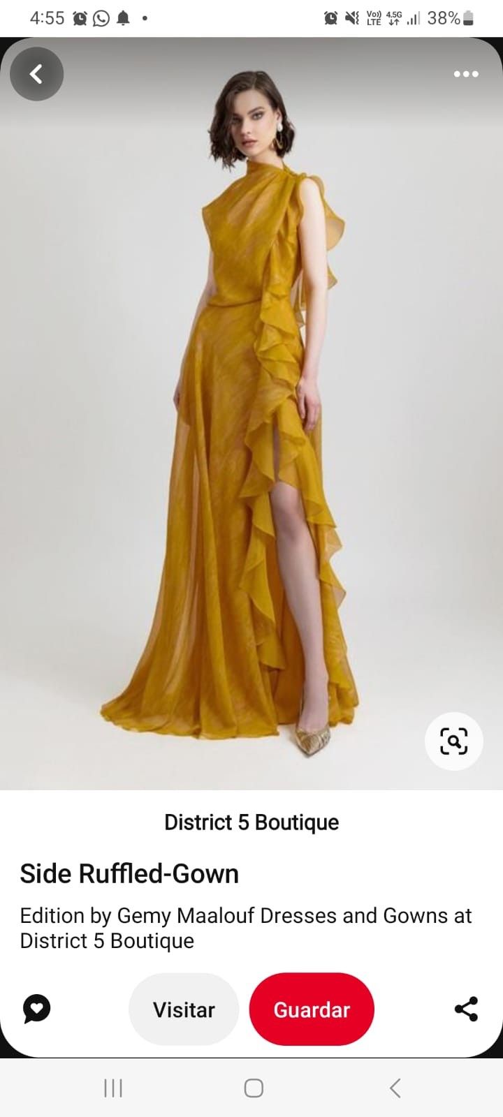 Gemy Maalouf, Marchesa Couture, Chiffon Ruffle Dress, Wedding Palette, Midi Dress Style, Unique Prom Dresses, Chiffon Evening Dresses, Ruffled Dress, فستان سهرة