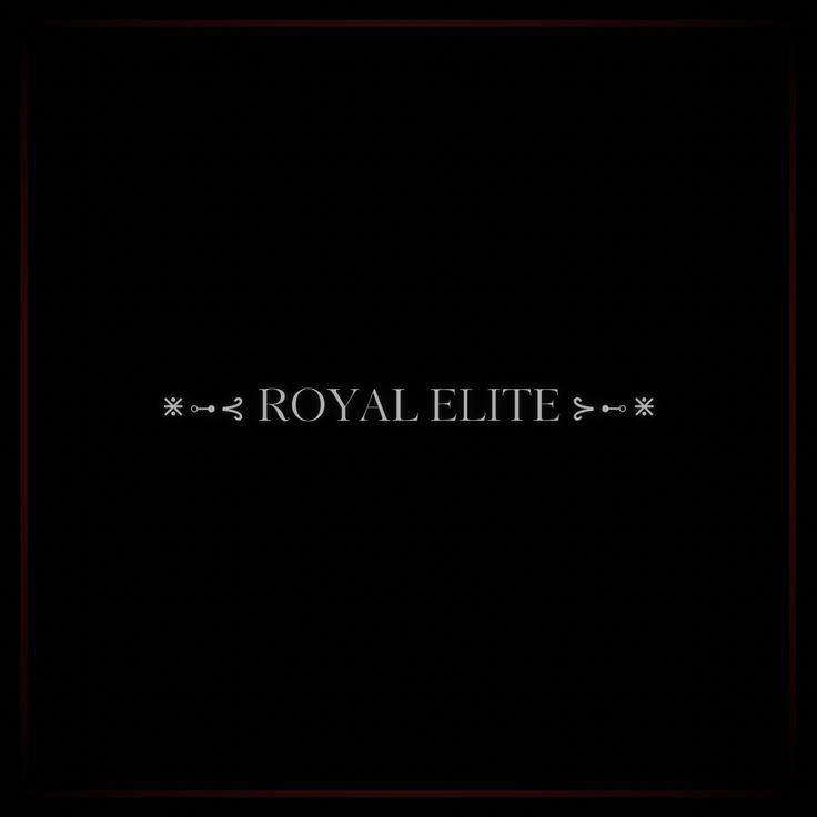 the word royal lite on a black background