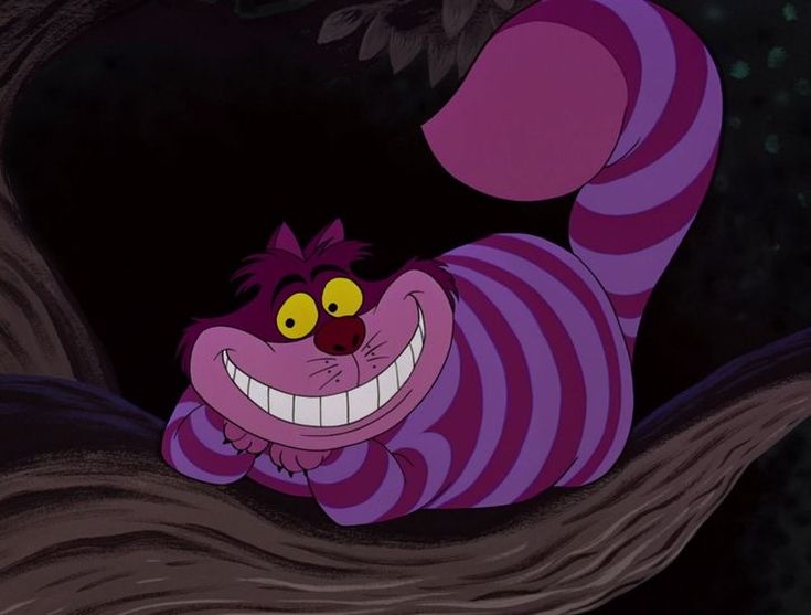 an animated character laying on top of a tree branch with its mouth open and tongue out