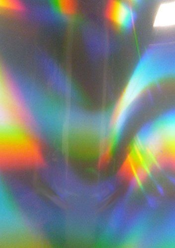 the blurry image is very colorful and shows what appears to be an abstract pattern