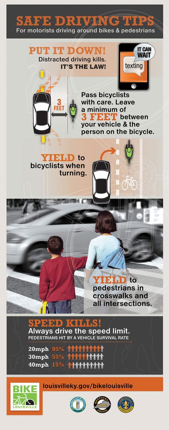 an info sheet describing the different types of vehicles