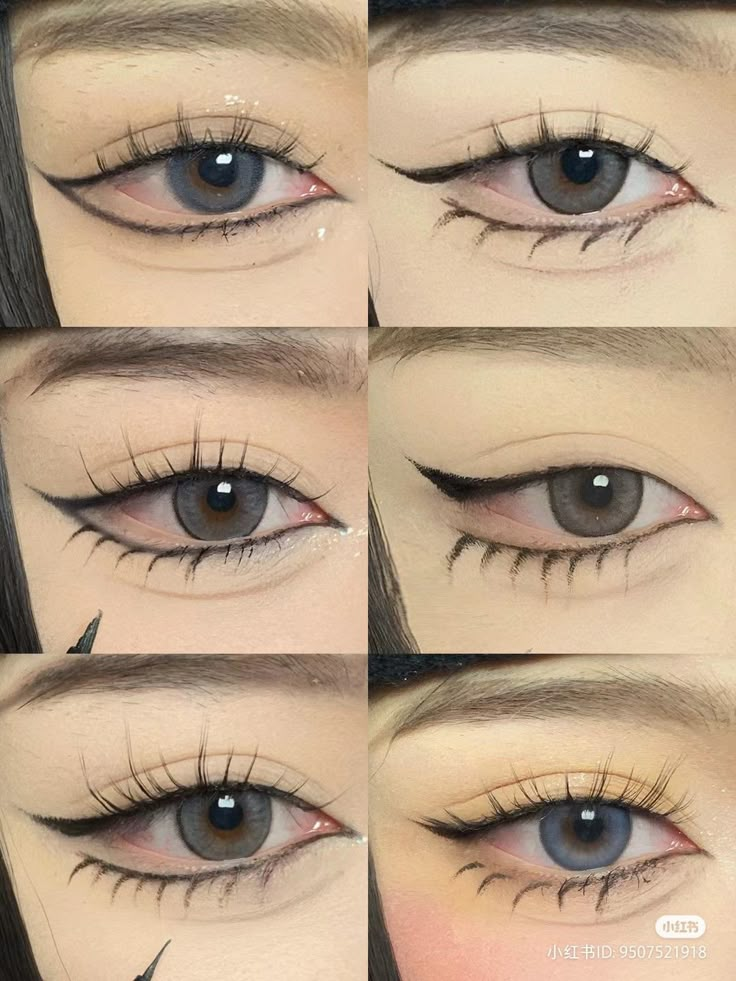 Natural Eye Makeup Tutorial, Anime Eye Makeup, Punk Makeup, Doll Eye Makeup, Swag Makeup, Eye Makeup Pictures, Ethereal Makeup, Dope Makeup, Edgy Makeup