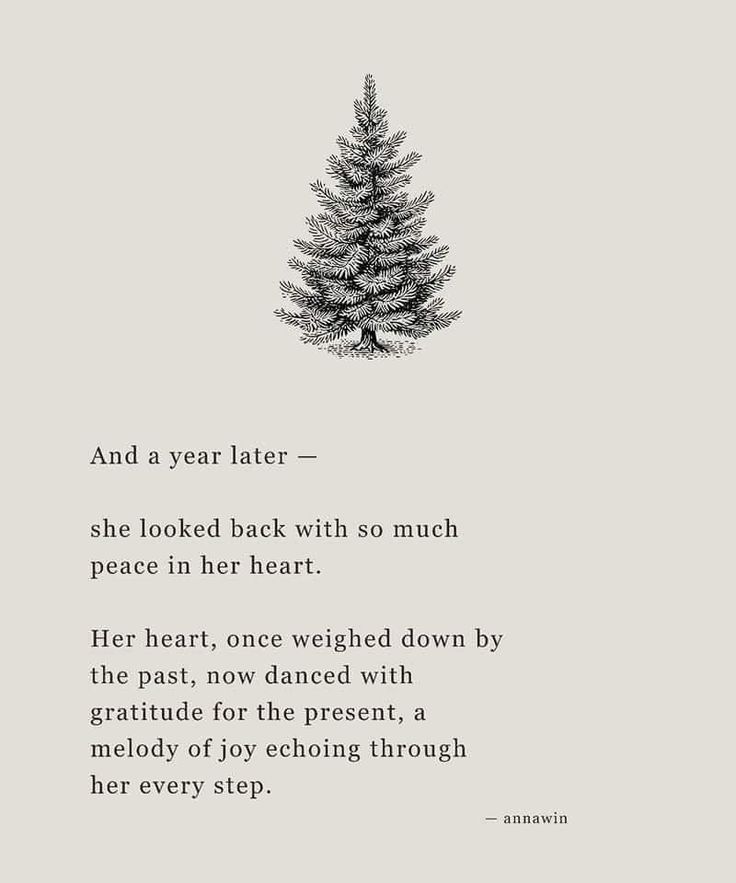 a drawing of a pine tree with the words and a poem written in black ink