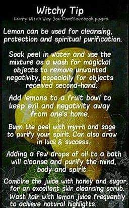 Lemon spells Witch's Staff, Lemon Magic, Witches Herbs, Every Witch Way, Witch Tips, Witchy Tips, Witch Herbs, Witch Signs, Wiccan Witch