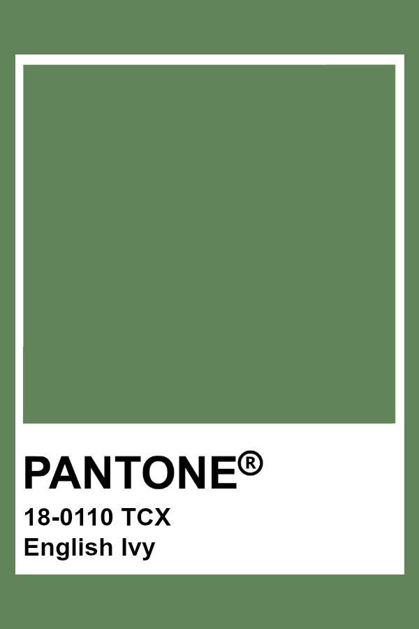 pantone's green color is shown in this image