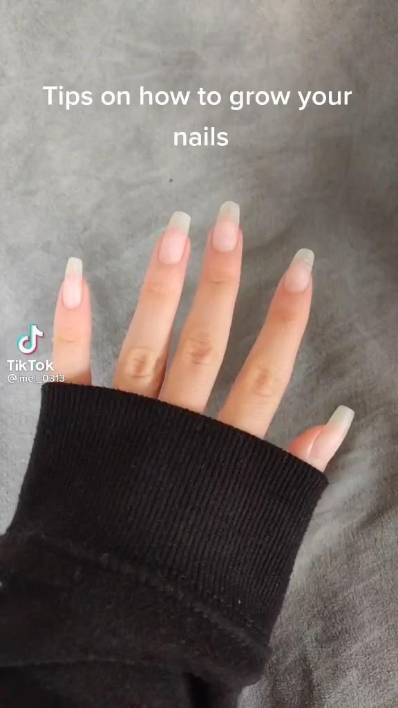 Nails Long Natural, Cute Nails Black, Nail Growth Faster, Video Nail, Grow Long Nails, Nail Growth Tips, Grow Nails Faster, Nail Routine, Fast Nail