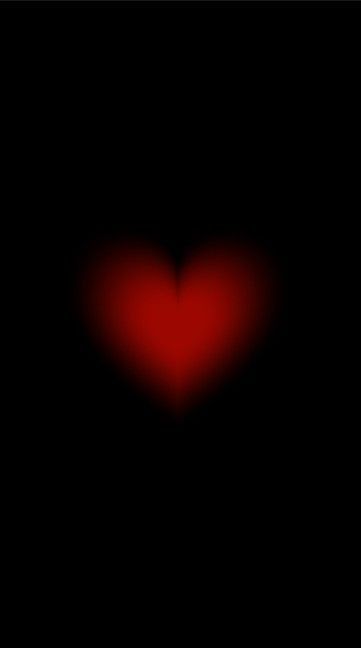 a black background with a red heart on the left and right side of the image