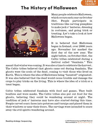 an article about the history of halloween