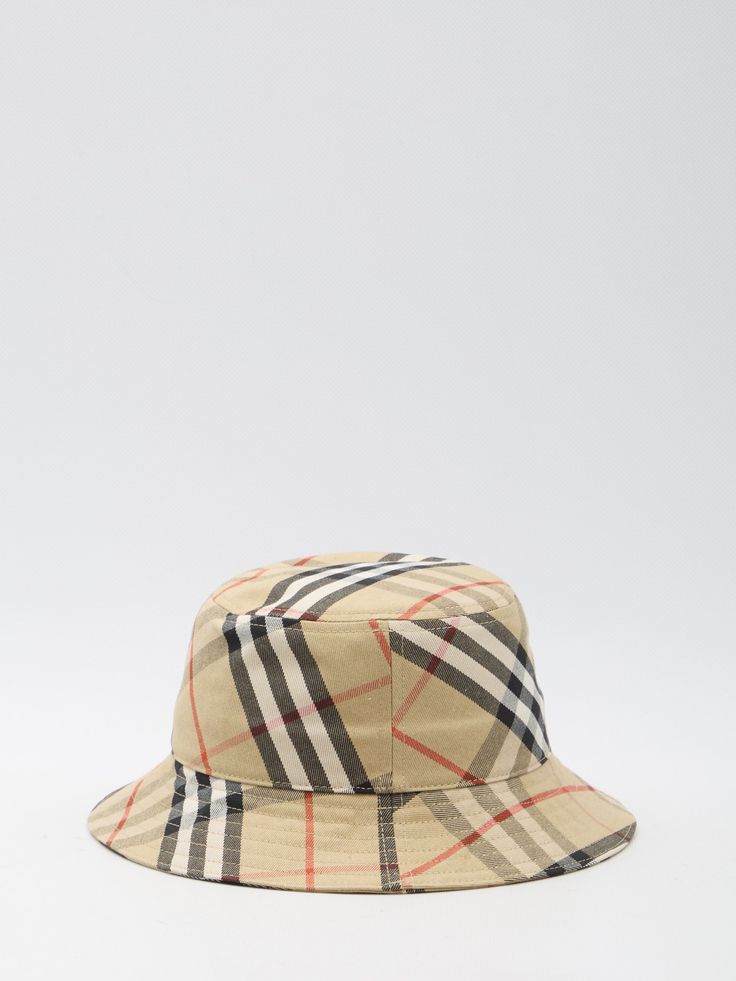 Bucket hat in cotton blend with Burberry Check motif. It features Equestrian Knight Design. Size nationality: US Product number: 4813398 Product code: 8085726A2021 Composition: 66% polyester, 34% cotton Designer Adjustable Hats For Travel, Luxury Summer Cap, Designer Brown Hats For Spring, Designer Brown Hat For Spring, Designer Adjustable Bucket Hat With Curved Brim, Luxury Summer Bucket Hat, Knight Design, Boutique Stores, Women Men Shoes