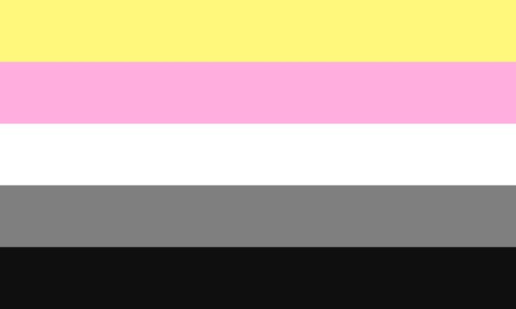 three different colored lines are shown in the same color as one line is black, white, and pink