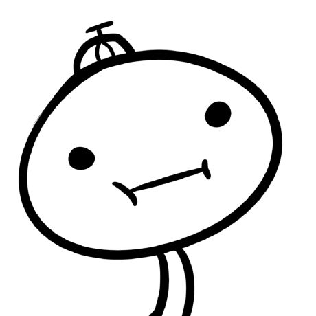 a black and white drawing of a cartoon character with an angry look on his face