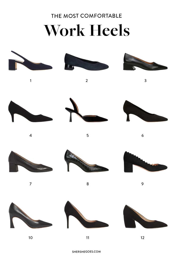 Work Heels Office Heels Comfortable, Office Heels Outfit, Heels For Formal Wear, Formal Wear For Office Women, Heels For The Office, Heels For Daily Wear, Business Outfits Women Shoes, Formal Footwear Women, Classic Heels Classy