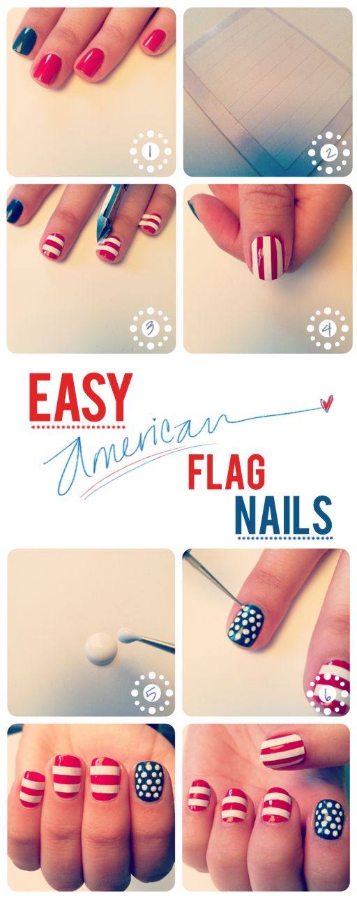 Hope you all have a very FANCY FOURTH! xo #mani #nails #nailart #4th American Flag Nails, Patriotic Nail, Nailart Tutorial, Flag Nails, Unghie Nail Art, Fourth Of July Nails, 4th Of July Nails, July Nails, Blue Nail