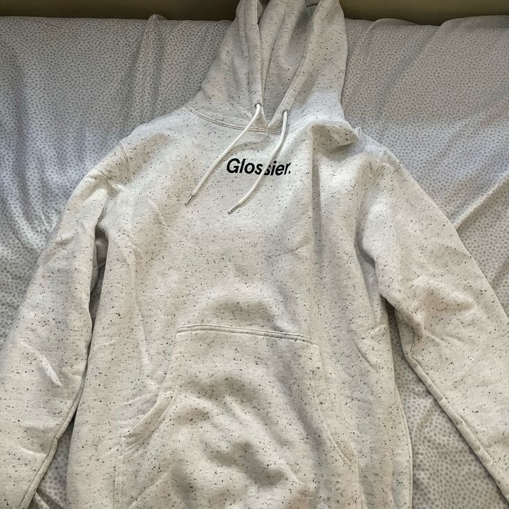 Cookies And Cream Color Hoodie. Never Worn. Size Small Casual Winter Hoodie With Logo Print, Casual White Outerwear With Logo Print, Cozy White Hoodie For Streetwear, Cookies And Cream, Colorful Hoodies, Cream Color, Unisex Hoodies, Mens Shirts, Black White