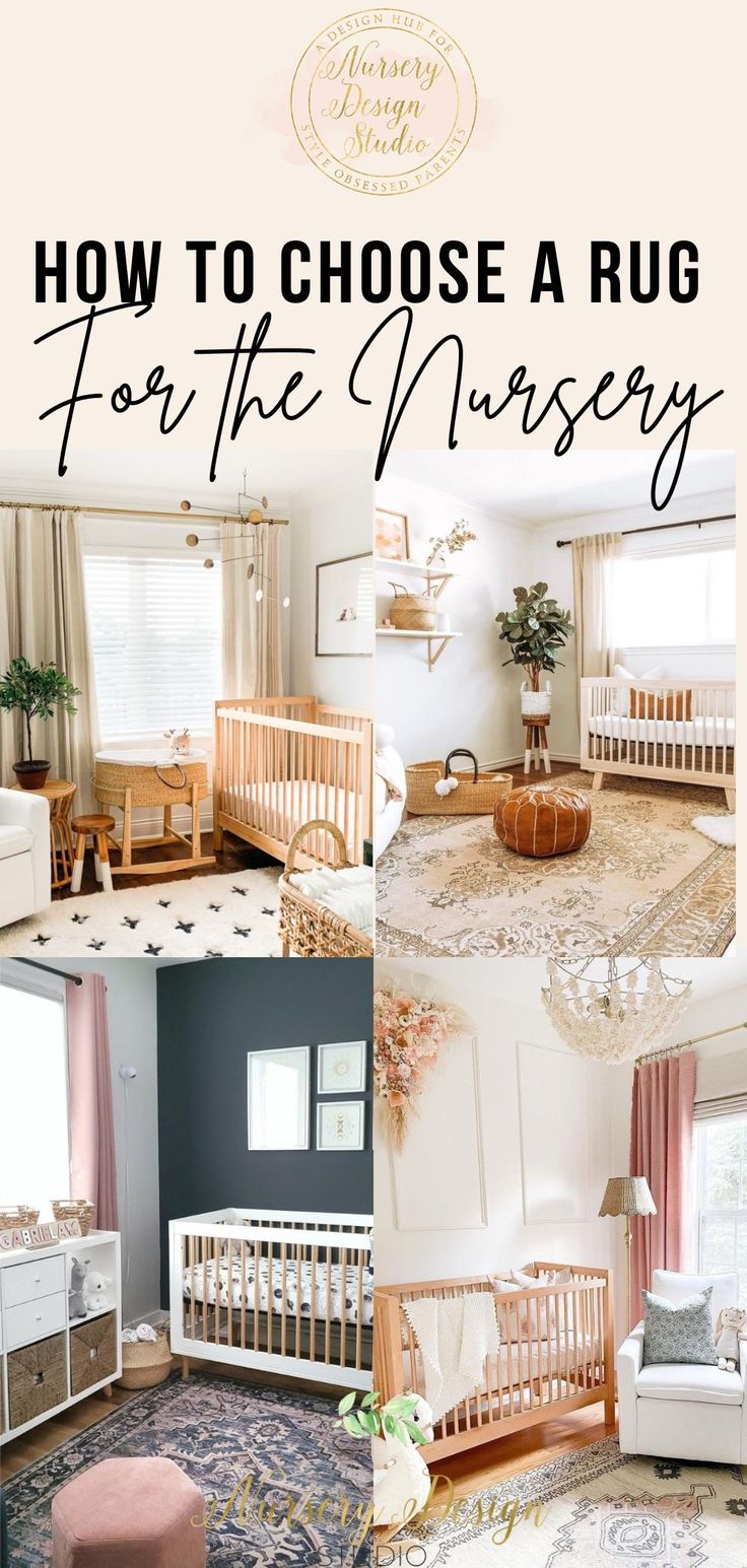 how to choose a rug for the nursery