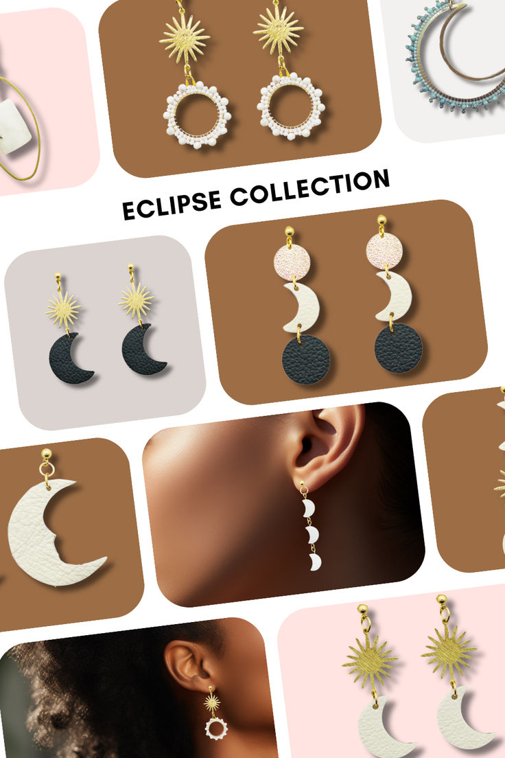 Eclipse Collection available now. Chic, neutral earrings that are perfect for your celestial style goals. Neutral Earrings, Style Goals, Cat Jewelry, Solar Eclipse, Be Perfect, Polymer Clay Earrings, Clay Earrings, Polymer Clay, Solar