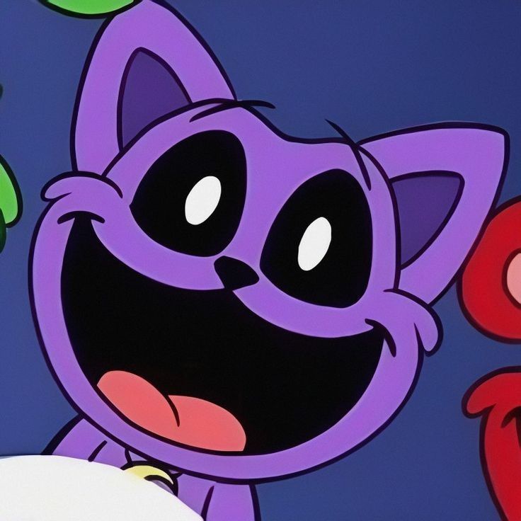 an image of a cartoon cat with big eyes