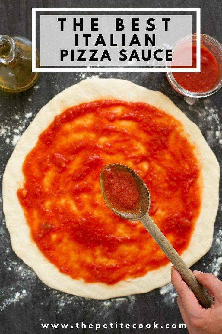 the best italian pizza sauce is made with fresh tomato sauce and uncooked dough