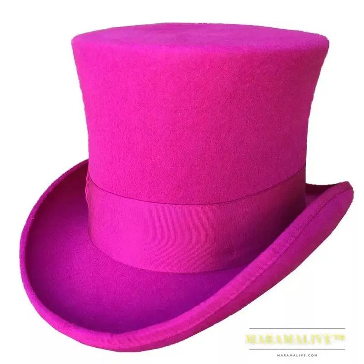 Rose PINK Women Top Hat Victorian Cylinder Hat Chimney Pot Steampunk Mad Hatter Hat Toppper Steampunk Mad Hatter, Gin Party, Scarlet Pimpernel, Victorian Gentleman, Big Wool, Mad Hatter Hat, Pink Victorian, Cool Hat, Victorian Hats