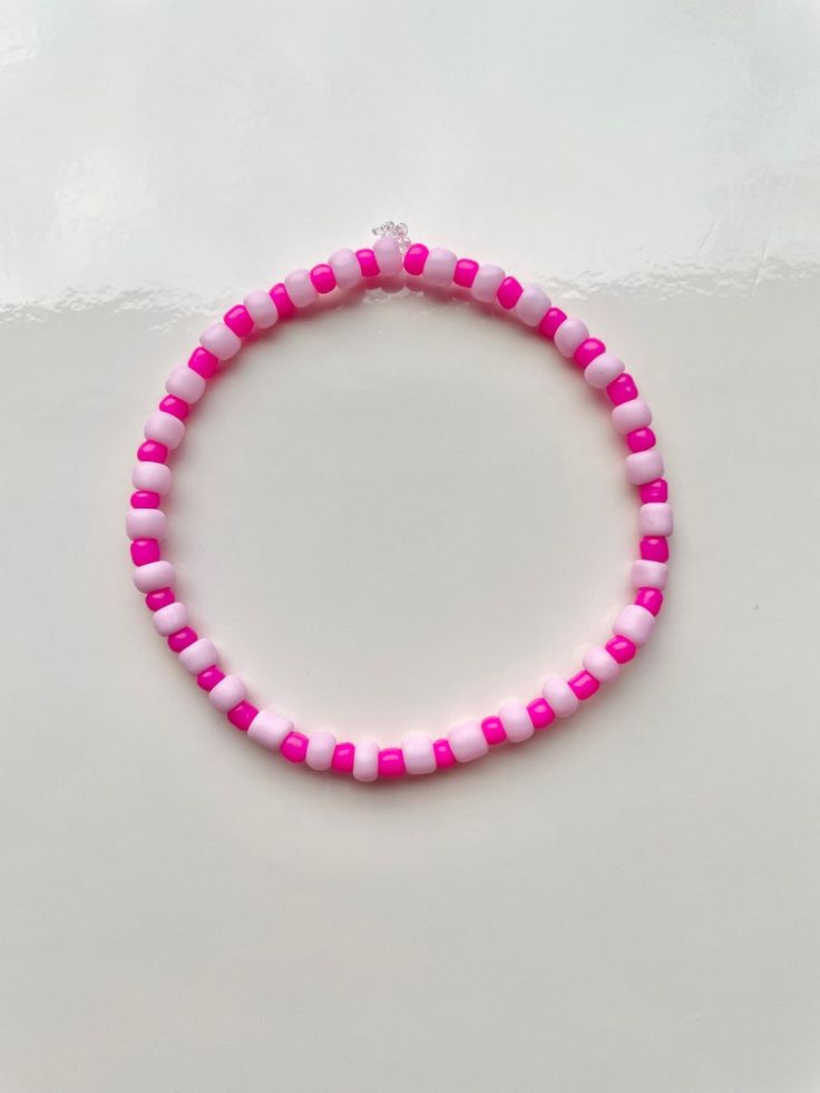 The Pink Bracelet Stack - Etsy Clay Bracelet, Heishi Beads, Pink Bracelet, Des Moines, Clay Beads, Bracelet Stack, The Pink, Live Lokai Bracelet, Seed Beads