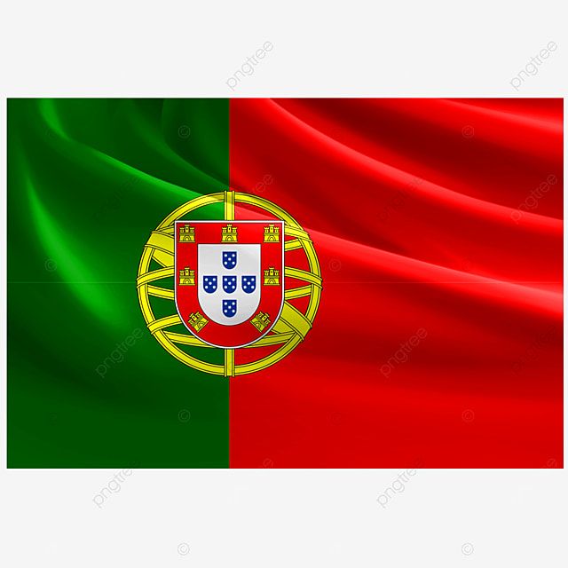 the flag of portugal waving in the wind with wavy fabric, background, color, pattern png and psd