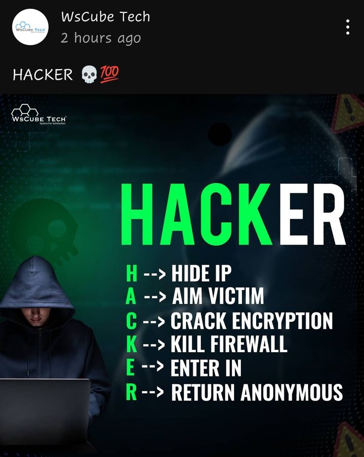 a man in a hoodie sitting at a laptop with the words hackr above him