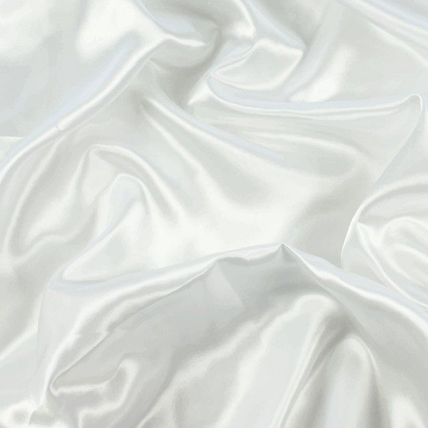 the white fabric is very soft and smooth