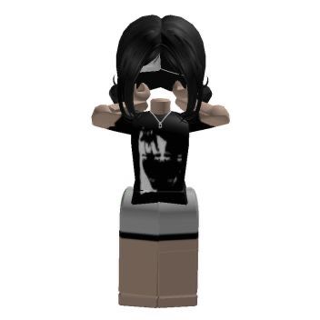 a person with their hands behind their head, sitting on top of a block toy