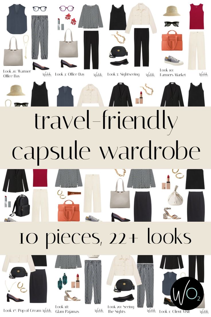 the travel friendly capsule wardrobe for women