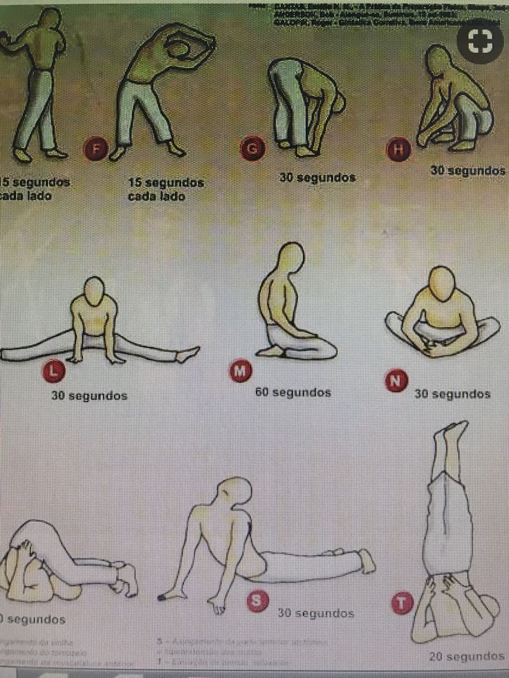 a poster showing how to do yoga for beginners