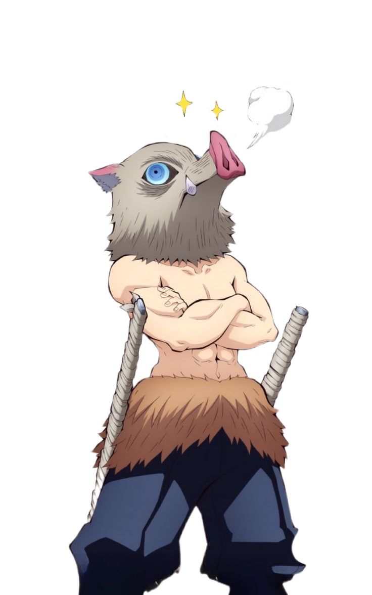 an anime character with big blue eyes and a furry animal on his back, standing in front of a white background