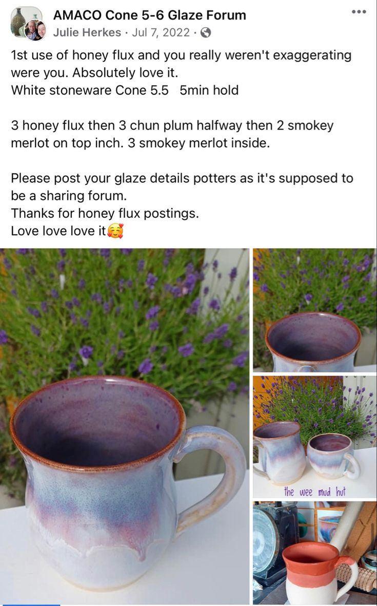 the instructions for how to make a pottery mug