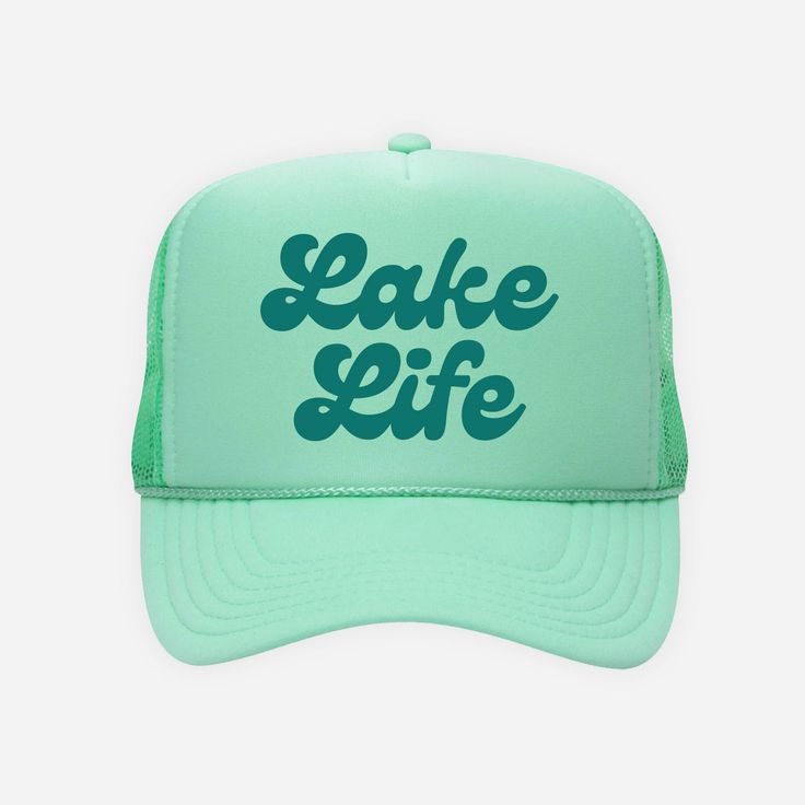 Embrace the lakeside lifestyle with our Lake Life Trucker Hat! Available in four classic colors, perfect for adding a touch of timeless charm to your waterfront adventures. Designed with a breathable mesh back and an adjustable strap, this hat guarantees a comfortable fit for all head sizes. Product Details Unisex One Size Fits All Adjustable Strap Made with Love Summer Outdoor Trucker Hat With Flat Brim, Summer Flat Brim Trucker Hat For Outdoor, Flat Brim Trucker Hat For Summer Outdoor, Lightweight Summer Trucker Hat For Outdoor, Lightweight Trucker Hat For Summer Outdoors, Summer Trucker Hat With Curved Brim For Outdoor, Spring Trucker Hat For Outdoor Activities, Summer Outdoor Hat With Curved Bill, Curved Bill Hats For Summer Outdoor Activities