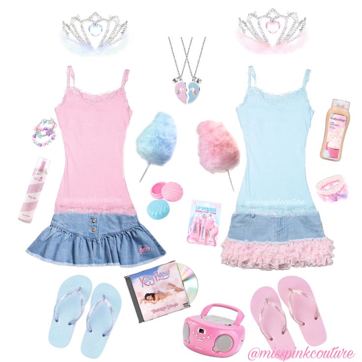 Barbie Summer, Sweet Like Candy, Early 2000s Fashion, Candy Girl, Kawaii Clothes, 2000s Fashion, Cute Fits, Dream Clothes, Kawaii Fashion