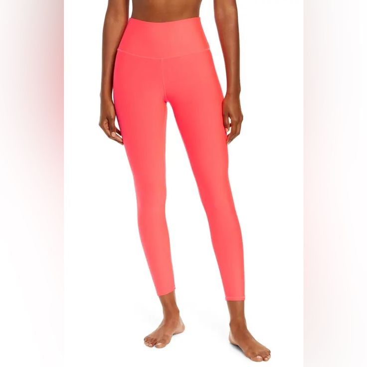 Alo 7/8 High-Waist Airlift Legging - Cherry Cola All Orders Shipping Within 1-3 Business Days! Coral Alo Leggings Size: Xs Color: Pink Lava Brand: Alo Style: 7/8 Airlift High Waist Leggings Condition: Nwt (Never Worn, Perfect Condition)No Flaws, No Holes, No Rips, No Stains, No Pilling, No Visible Signs Of Wear // Clean Condition Details: - Color/Style Is Sold Out Everywhere Wondering Why These Leggings Are A Fan Favorite? Maybe It’s The Sculpting, Subtly Sheeny, High-Compression Airlift Fabric. Mid-rise Go-dry Leggings, Alo Yoga Leggings For Yoga, Alo Yoga Sporty Leggings For Sports, Sporty Alo Yoga Leggings For Sports, Alo Yoga Athleisure Leggings For Sports, Alo Yoga Athleisure Pants For Sports, Alo Yoga Athleisure Sports Pants, Alo Yoga Tight Activewear For Workout, Alo Yoga Athleisure Leggings For Pilates