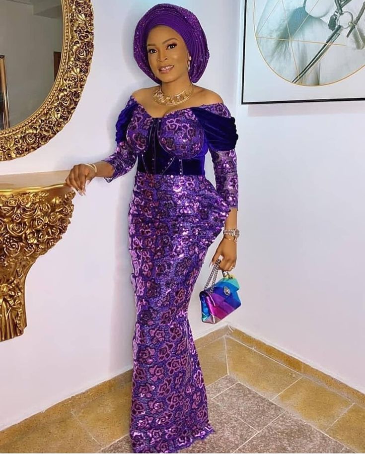 AsoEbiBella.com presents – The Latest Aso Ebi Styles -Vol. 330 | BellaNaija Nigerian Lace Dress, Nigerian Party, Aso Ebi Lace Styles, Latest Aso Ebi Styles, Nigerian Lace Styles Dress, Nigerian Lace Styles, African Lace Styles, Evening Maxi Dress, Long African Dresses