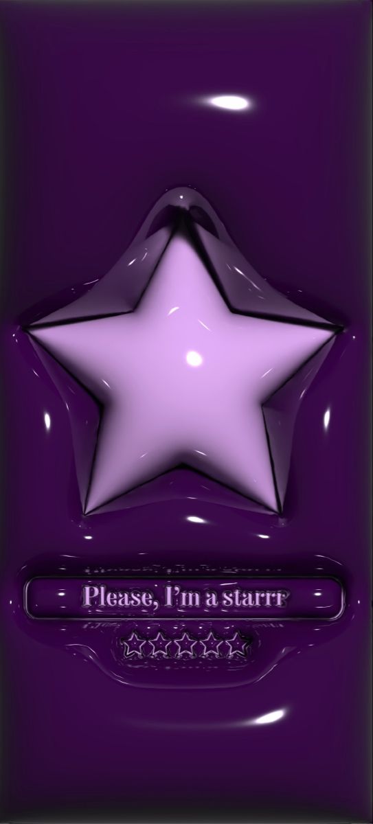 a purple background with a white star on it