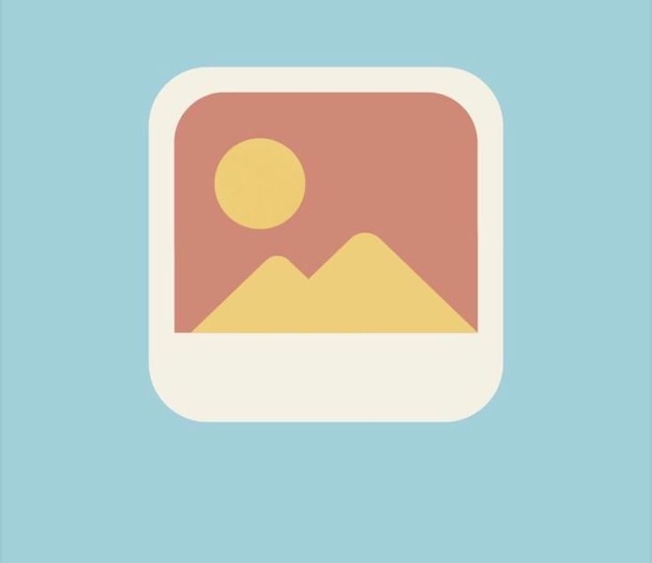 an image of a mountain with a sun in the sky and mountains on it's side