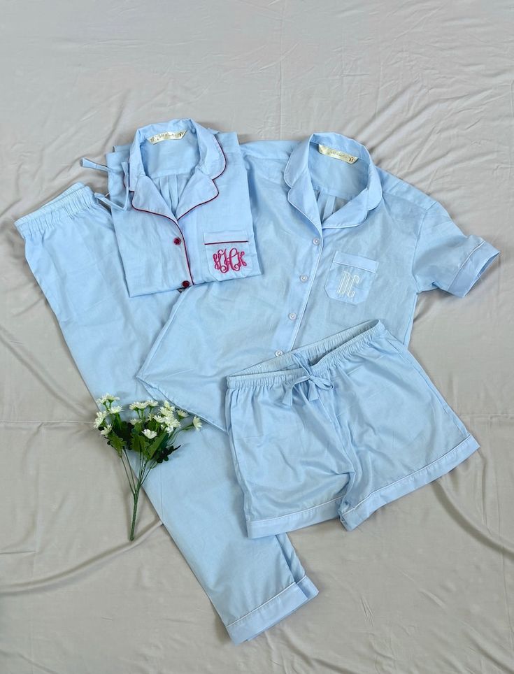 Buy Blue Matching Cotton Pajamas Shirt Short Pant Set for Holidays or Getting Ready Photoshoot. Daily Use Pajamas. Pure 100% Cotton. Online in India - Etsy Getting Ready Photoshoot, Pajamas Shirt, Unique Bridesmaid, Short Pant, Cotton Pajamas, Clothing Gifts, Bridesmaid Outfit, Cotton Pyjamas, Pajama Shirt