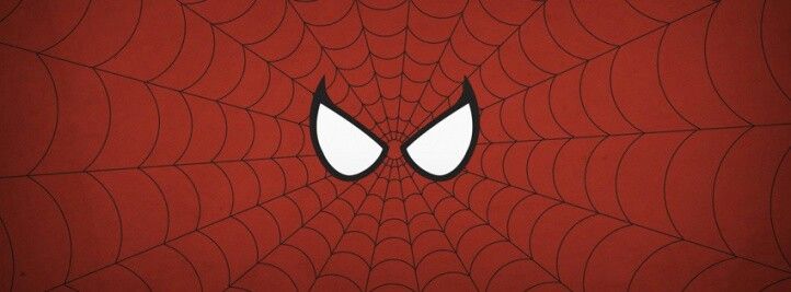 a spider - man's face is shown in the center of a web pattern