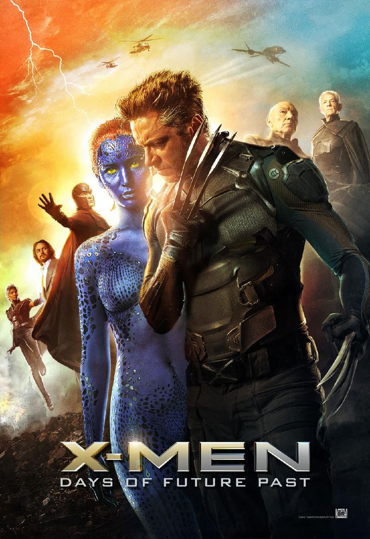 the poster for x - men days of future past