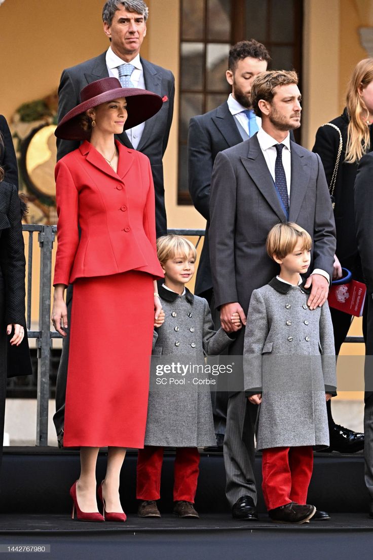 the queen and prince of spain are seen with their children on stage at an event in madrid