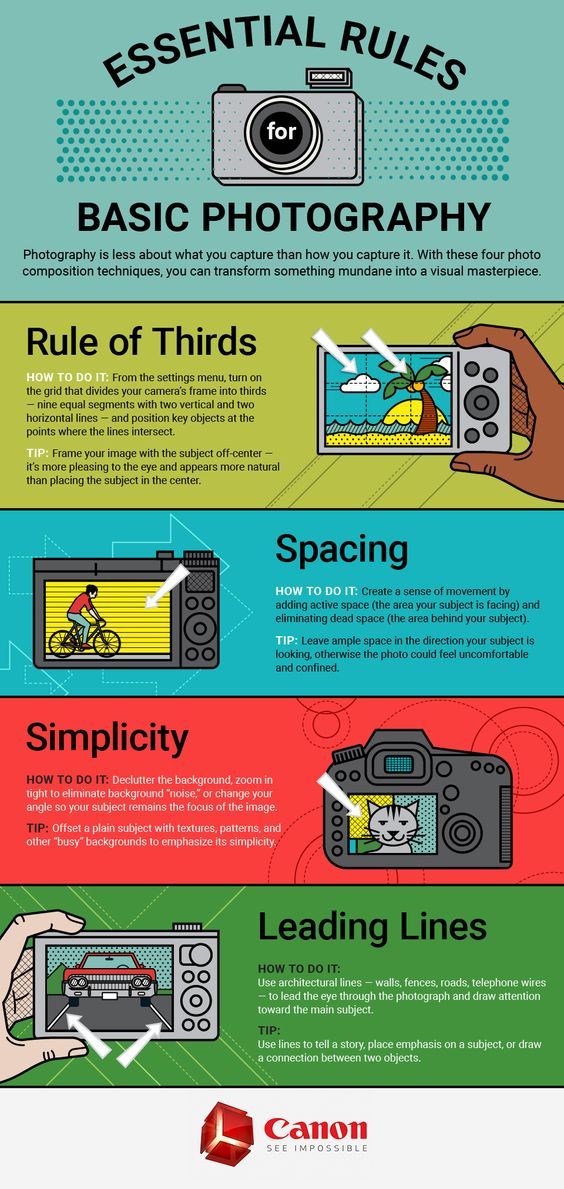 an info poster showing the different types of digital cameras and their functions to capture them